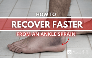 how to recover faster from ankle sprains